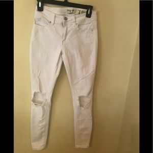 White distressed Indigo Rein jeans